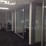 Architectural glass demountable office walls