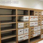 Archival records box storage law firm legal files case shelving