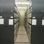 Archive record boxes condensing storage shelving seattle bellevue kent