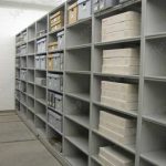 Archives museum storage shelving rack shelf boxes acid free