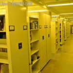 Archives shelving mobile powered system