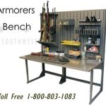 Armorers bench arms room desk rack work table gun weapons rack