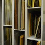 Art storage framed collection racks cabinets artwork adjustable shelving