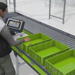 Assembly line picking production area buffer storage