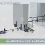 Assembly line picking production buffer storage