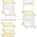 Athletic equipment storage carts with bins racks on wheels casters