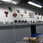 Athletic equipment storage system racks roll down door texas a m