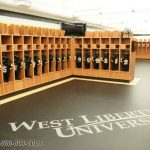 Athletic locker cubby sports team wood