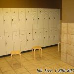 Athletic personal gym custom storage lockers