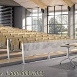 Auditorium classroom seating fixed chairs furniture