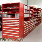 Auto parts drawers shelving tools heavy duty