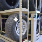 Auto parts tire rack system truck car plane bus size