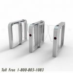 Automated turnstile touchless entry