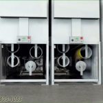 Automated vertical carousels storing large printing cylinder sleeves