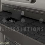Automatic medication pill dispenser cabinet