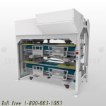 Automatic vertical stacking for hospital beds gurneys ssg st427 96s