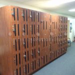 Band instrument lockers music department