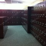 Band musical instrument locker storage music room