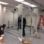 Bariatric bed lift hospital maintenance stacking storage