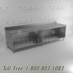 Base cabinets stainless steel workstation tables