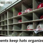 Baseball athletic equipment storage hats caps locking