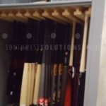Baseball bat storage rack softball bats cabinet