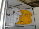 Baseball jerseys hanging jersey racks compact storage 127x97