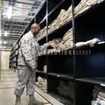 Bdus fatigues rucksack storage shelving military deployment ready