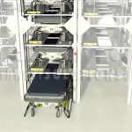 Bed lift stacking storage hospital equipment repair