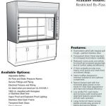 Bench top fume hood restricted by pass