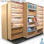 Bi parting files sliding bipartite shelving shelves cabinets file storage high capacity large amount part binders boxes biparting divergence separating division split filing shelf