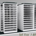 Bim revit designs sliding mobile shelving bin