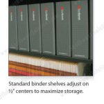 Binder storage in filing cabinet adjustable shelves locking storage file folders in same cabinets slim case line