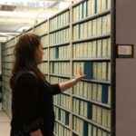 Birth records storage shelving file stacks 1