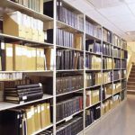 Book magazine storage shelving library