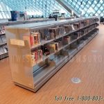 Book shelving community public library storage