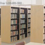 Book stack shelves cladded wood trimwork molding