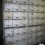 Box storage shleves storing boxes organizing banker box racks shelving