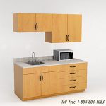 Break room employee casework bim revit cabinets ssg br06 1 l