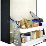 Breakroom casework ada pull down shelf