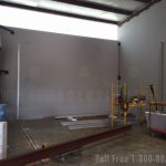 Building modular office space inside warehouse