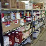 Bulk storage shelving food storeroom racks wire shelves