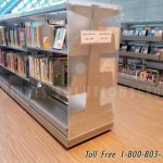 Cantilever shelving library book display