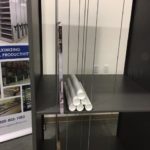 Canvas print storage racks vertical shelving