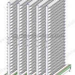 Car key storage auto dealership rental agency storage rack pull out high large capacity