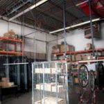 Cart secure storage lifting system