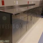 Casework cabinets carts with doors stainless steel storage