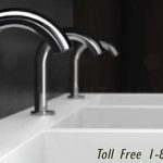 Casework millwork touchless faucet