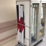 Catheter storage box hospital case carts