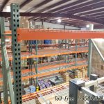 Catwalk aisle shelving work platform mezzanine